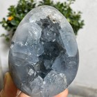 3lb Natural Blue Celestite Geode Quartz Crystal Mineral Specimen Healing