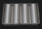 Chicago Metallic 48514 Crimped Round Bread Pan Set  Makes  4  10  Made In Usa