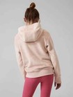 Athleta Girl Cozy Feelin  Great Plush Hoodie Jacket Xl 14 Orchid Pink