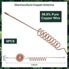 6 Pack Electroculture Copper Gardening Antenna Kit 10 Gauge 99  Pure Copper
