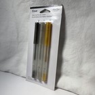 Cricut Glitter Gel Basic Pen Set  3   08 Gold Silver   Black New Free Shipping