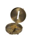 Antique Stanley London Brass Surveyors Nautical Maritime Navigation Compass