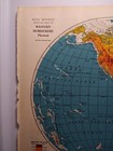1937 Antique Western Hemisphere Old Atlas Map - Rand Mcnally World Atlas