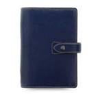 Filofax Malden Personal Navy Leather Organizer Agenda Calendar Bundle With Di   