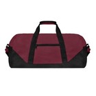 Dalix 21  Duffle Bag Two-toned Sports Gym Travel Bag In Maroon