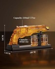 Gun Whiskey Decanter Sets For Men liquor Decanter Set With Gun Shot Glass