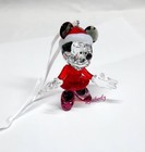 Swarovski Minnie Mouse Santa Ornament Disney Crystal Authentic New 5004687