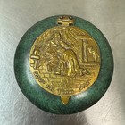 Vtg C 1950s Isaac Blessing Jacob Bronze Brass Box Made In Israel Judaica