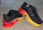 Brand New Adidas Adifom Megaride Black Scarlet Solar Orange Size 5 Youth