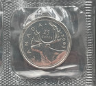 Canada 2003 P Uncirculated Sealed Quarter Twenty-five 25 Cents From Mint Set