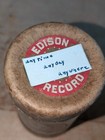 Antique Edison Gold Moulded Cylinder Record Case Blue Amberol Disc Phonograph