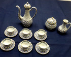 Rare Vintage Zsolnay Hungary Tea  Coffee  Expresso 17 Piece Set
