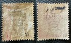 Malaya 1886-91 Perak Opt Ss Qv 2c Both Shades Mint Sg 19   19a T 16 Cv  150 m5915