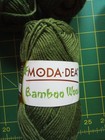 Lot Of 9 Moda Dea Bamboo Wool Rayon Cotton Blend Bamboo Green Medium 4 3650