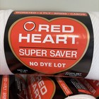 Red Heart Super Saver Yarn Acrylic Worsted Weight Yarn White 8 Ounces Lot Of 4