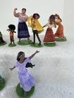 Disney Store Encanto 9 Piece Figure Plastic Play Set Cake Toppers Toys
