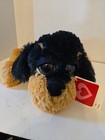 Dan Dee Big Eyes Plush Dog Collectors Choice 11  Black   Brown Pre-owned 