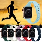 Replacement Slim Silicone Sport Band Strap For Apple Watch Series 7 6 5 4 3 2 1