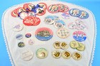 43 Vintage Political Pin Back Buttons Ollie North Ross Perot Democrat Republican