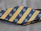Masonic Square Compass Gold Bowtie Tuxedo Formal Master Mason Striped New 