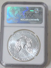 2017  p  Silver Eagle S 1 Ngc Ms69 Struck At Philadelphia Mint