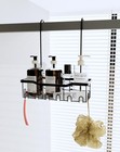 Hanging Shower Rack  Black Bathroom Storage Rack  Bathroom Door Organizer  Ha   