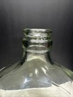 3 Gallon Embossed Pressed Glass Water Jug Checkered Made Mexico 13  Tall Carboy