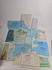 Map Lot Of 164 Vintage Road Maps  National Geographic  State  Tourist  Foreign