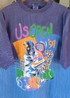 Vintage 1991 U s  Open Tennis Championship Andre Agassi Single Rare T-shirt