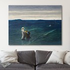 Jesus And Peter On The Water By Gustave Brion Christian Canvas Wall Art Print