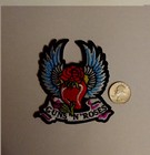 Guns N Roses Heart   Wings Embroidered Patch - Free Shipping   