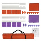 Portable Collapsible Pvc Beanbag Toss Cornhole Game Set With 8 Cornhole Bean Bag