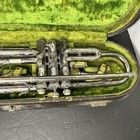 Vtg 1920s Buescher True Tone A 10-22 Silver Trumpet W  Original Case Untested