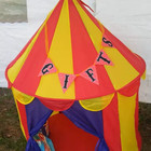 Red Floor Circus Tent Indoor Children Play House Outdoor Kids Castle