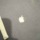 Apple Computer Employee Full Zip Gray Hoodie Sweatshirt Embroidered Logo Medium