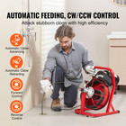 Drain Cleaner Machine Electric Drain Auger 50ft X 3 8 In Auto Feed