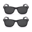 2 Pair Small Hole Glasses Eyes Correction Exercise Eyesight Care Improvement New