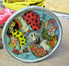 Antique 1920 Lehmann Circus Clown Horse And Chariot German Tin Wind-up Toy As Is