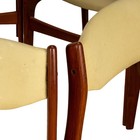 Set Of 8 Danish Modern Solid Teak Dining Chairs Acquired From D-scan