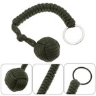Paracord Monkey Fist Style Keychain Outdoor Hiking Accessory