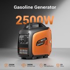 Efurden 2500w Portable Inverter Generator Gas Powered Quiet For Camping work
