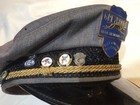 Vintage Greyhound Bus Company Drivers Operators Employee Hat Cap With Badge Pins