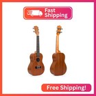 Kmise Concert Ukulele Uke Acoustic Hawaiian Guitar 23 Inch 18 Frets Mahagany Wit