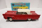 Vintage Japan Tin Friction Lincoln Premiere Red   White Toy W  Box  2