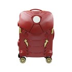 Iron Man Cabin Case Carry On Luggage With Led Light  Abs Secure Combination Lock