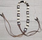 Vintage Bone Bead Southwestern Native American Indian Belt 34-46  one Size 