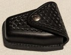 Safariland Basket Weave Leather Duty Belt Handcuff Case holder Police sheriff