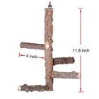 Bird Perch Nature Wood Stand For 3-4pcs Small Medium Parrots  s 