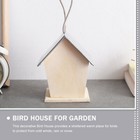 Wooden Bird House Bird Feeder House Wood Bird House Hanging Bird House