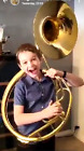 Sousaphone Tuba 16 bell Of Pure Brass Metal In Golden Color  Box   Free Shipping